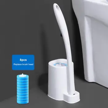 Disposable Toilet Brush Set Replaceable Clean Brush Head Wall-Mounted Homehold Long Handle Cleaning Tool Bathroom Accessories
Disposable Toilet Brush Set Replaceable Clean Brush Head Wall-Mounted Homehold Long Handle Cleaning Tool Bathroom Accessories