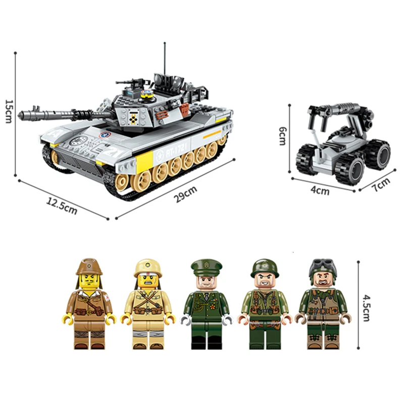 ENLIGHTEN-Military-War-Overlord-Tank-Dispatch-Special-Forces-Figures-Building-Blocks-Sets-Bricks-Kids-Toys-Compatible