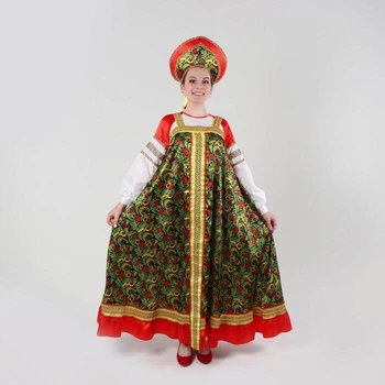 Russian women's costume "Rowan bunches", dress, kokoshnik, r. 50, height 170 cm
Russian women's costume "Rowan bunches", dress, kokoshnik, r. 50, height 170 cm