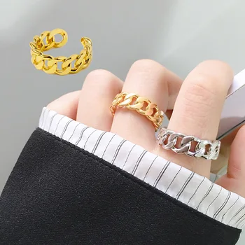Chain Cuff Ring Unisex Vintage Chain Linen Flower Color Open Joint Ring Yellow Gold Chain Cross Index Finger Ring for Men Women
Chain Cuff Ring Unisex Vintage Chain Linen Flower Color Open Joint Ring Yellow Gold Chain Cross Index Finger Ring for Men Women