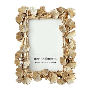 4/6 Inch Creative Resin Golden Ginkgo Leaf Frame Vintage Photo Frame Retro Resin Photo Frame Wedding Home Decor
4/6 Inch Creative Resin Golden Ginkgo Leaf Frame Vintage Photo Frame Retro Resin Photo Frame Wedding Home Decor