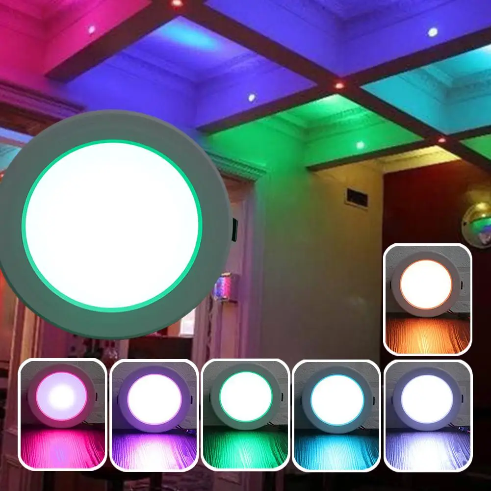 LED Double Color Panel Light 6W 9W 18W 24W Round LED Lamp RGBW With Remote Control For Bedroom Living Room Decorative Lighting
LED Double Color Panel Light 6W 9W 18W 24W Round LED Lamp RGBW With Remote Control For Bedroom Living Room Decorative Lighting