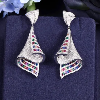 JANEKELLY Luxury Trendy Annual Circle Design Full Mirco Paved Crystal Zircon Naija Wedding Drop Earring Fashion Jewelry
JANEKELLY Luxury Trendy Annual Circle Design Full Mirco Paved Crystal Zircon Naija Wedding Drop Earring Fashion Jewelry