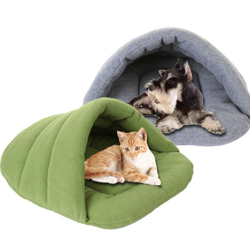 

Soft Polar Fleece Dog Beds Sofa Winter Warm Pet Heated Mat Small Dog Puppy Kennel House for Cats Sleeping Bag Nest Cave Beds