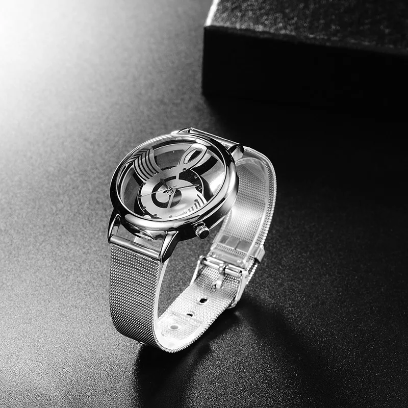 AliExpress Hot Selling Men Alloy Mesh Belt Watch Fashion Music Watch Men's Quartz Watch
AliExpress Hot Selling Men Alloy Mesh Belt Watch Fashion Music Watch Men's Quartz Watch