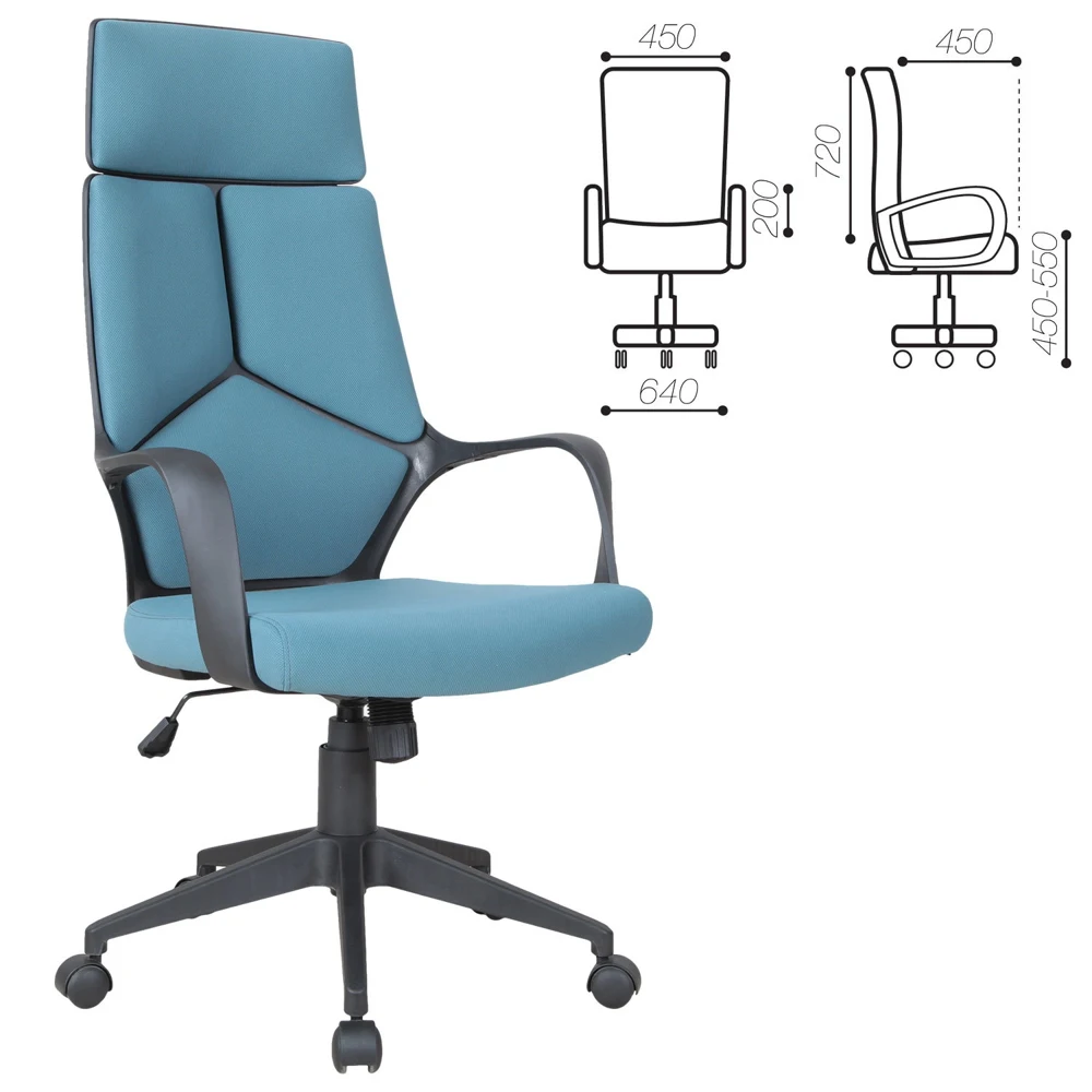 Кресло офисное BRABIX PREMIUM Prime EX 515 ткань голубое 531568 |
