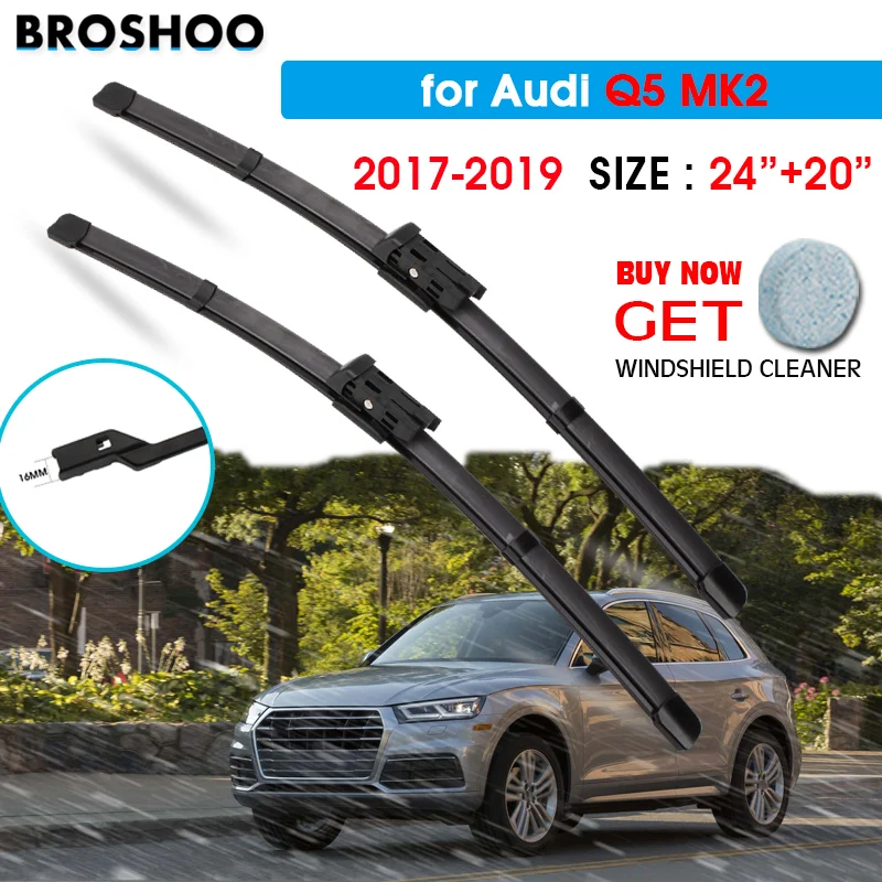 Щетка стеклоочистителя автомобиля для AUDI Q5 MK2 24 "+ 20" 2017-2019 Авто Щетка стеклоочистителя ветрового стекла для мытья окон Автомобильная оснастк...
Щетка стеклоочистителя автомобиля для AUDI Q5 MK2 24 "+ 20" 2017-2019 Авто Щетка стеклоочистителя ветрового стекла для мытья окон Автомобильная оснастк...
