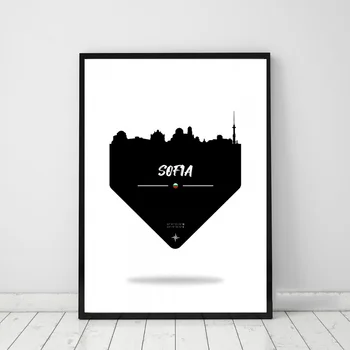 Sofia Bulgaria Skyline art Poster Canvas Art Print Wall Pictures for Living Room No Frame 
Sofia Bulgaria Skyline art Poster Canvas Art Print Wall Pictures for Living Room No Frame