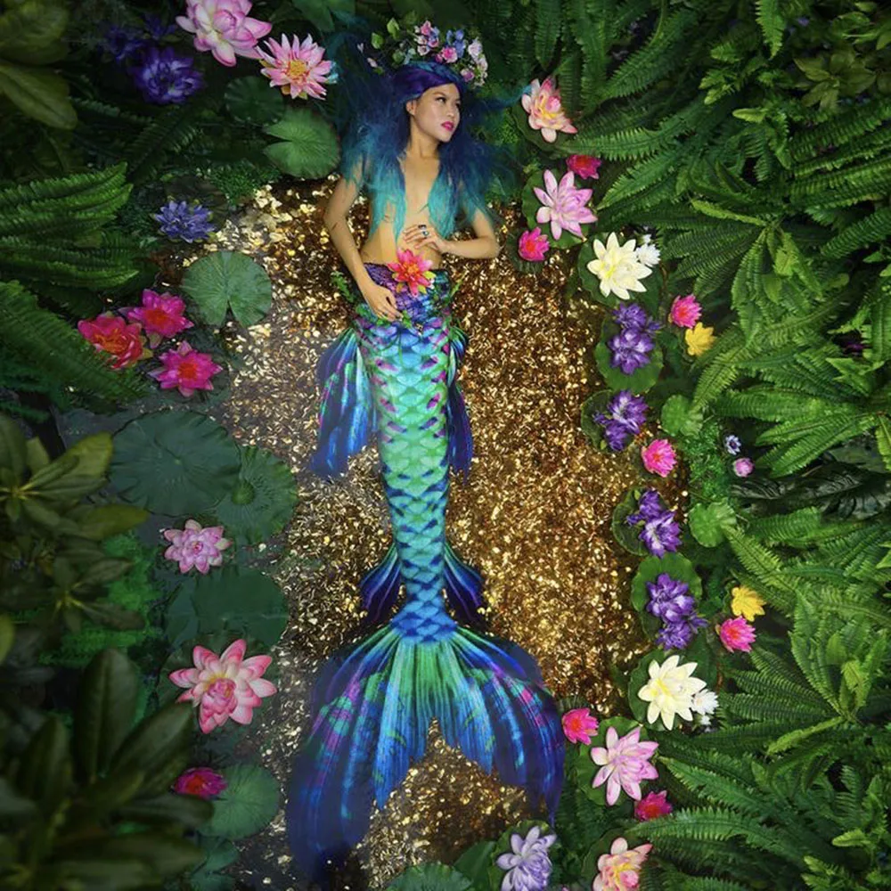 2020 Mermaid Lengthened Swimsuit Tail Adult Swimwear Summer Beach Vacation No Monofin Cosplay High Quality Custom Costume
2020 Mermaid Lengthened Swimsuit Tail Adult Swimwear Summer Beach Vacation No Monofin Cosplay High Quality Custom Costume