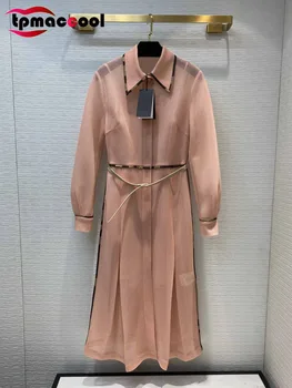 Tpmaccool luxury designer high end Spring Summer Women dresses New Elegant Stylish sheer Mesh with Line female midi party Dress
Tpmaccool luxury designer high end Spring Summer Women dresses New Elegant Stylish sheer Mesh with Line female midi party Dress