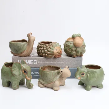 Cute Animal Succulent Plant Pot Ceramic Flower Planter Flowerpot Create Design Lovely Animals Home Garden Bonsai Pots
Cute Animal Succulent Plant Pot Ceramic Flower Planter Flowerpot Create Design Lovely Animals Home Garden Bonsai Pots