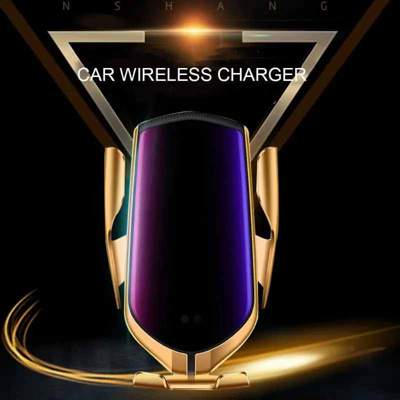 10W Wireless Car Charger Automatic Clamping Fast Charging Mount Smart Sensor
10W Wireless Car Charger Automatic Clamping Fast Charging Mount Smart Sensor
