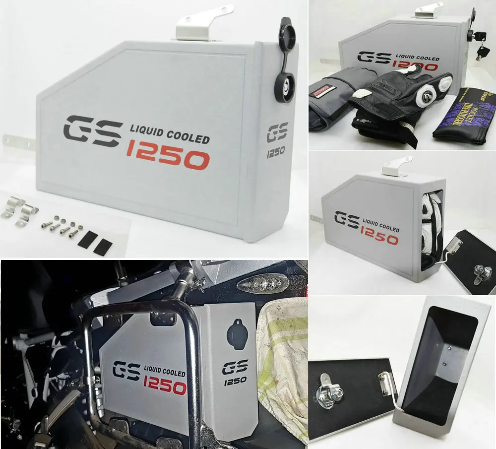 Decorative Aluminum Toolbox matching original BMW side box bracket For BMW R1250GS Adventure LC 2019
Decorative Aluminum Toolbox matching original BMW side box bracket For BMW R1250GS Adventure LC 2019