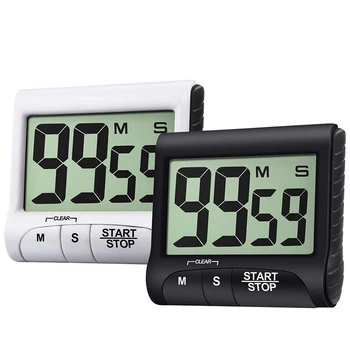 2 Pieces Digital Kitchen Timer Large Display Kitchen Timer netic Electric Countdown with Loud Alarm for Cooking Game Baking E
2 Pieces Digital Kitchen Timer Large Display Kitchen Timer netic Electric Countdown with Loud Alarm for Cooking Game Baking E