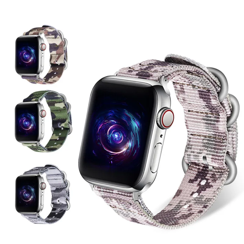 Applicable to iwacth12345 generation loop strap hand-woven nylon apple strap camouflage iwatch strap Pin buckle strap Other
Applicable to iwacth12345 generation loop strap hand-woven nylon apple strap camouflage iwatch strap Pin buckle strap Other