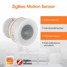Tuya Zigbee Smart PIR Motion Sensor With Temperature And Humidity Sensor Battery Powered Or USB Charge Works With TUYA Hub
Tuya Zigbee Smart PIR Motion Sensor With Temperature And Humidity Sensor Battery Powered Or USB Charge Works With TUYA Hub