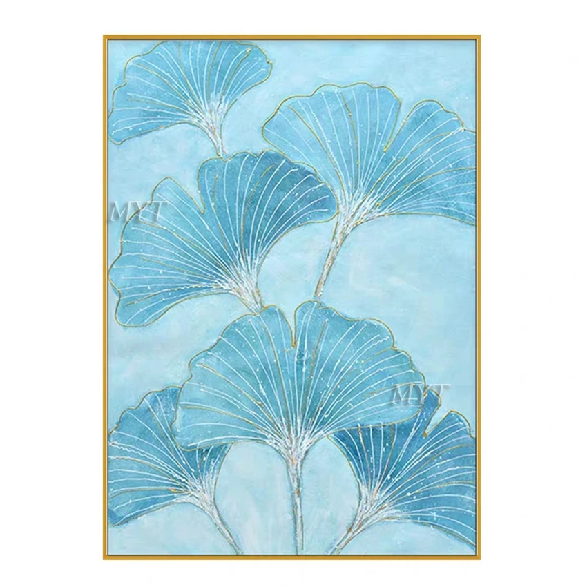 Blue Maple Leaf Abstract Oil Paintings On Canvas Modern Wedding Decor Wall Handmade Pictures Home Decoration Painting Unframe
Blue Maple Leaf Abstract Oil Paintings On Canvas Modern Wedding Decor Wall Handmade Pictures Home Decoration Painting Unframe