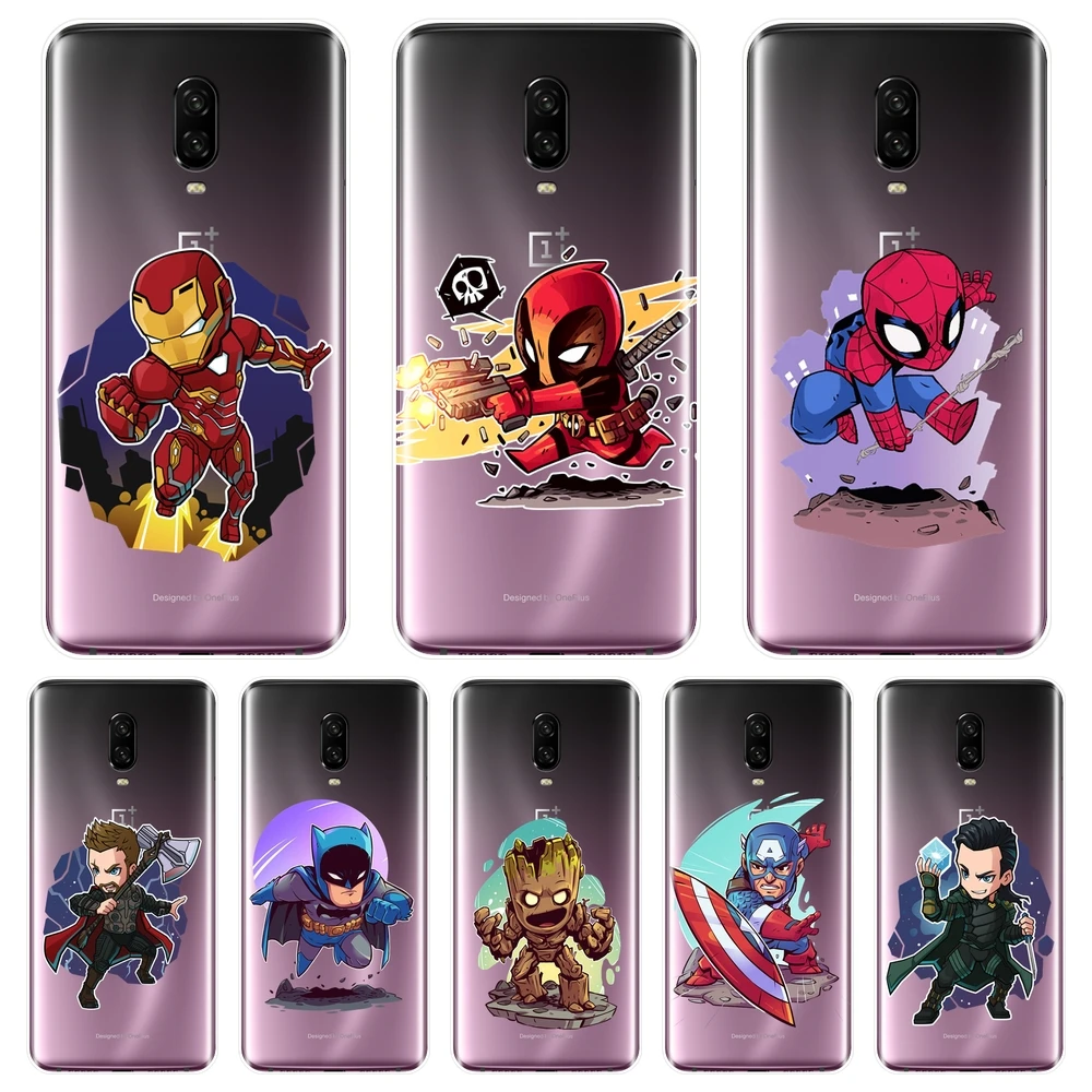 TPU Phone Case For One Plus 6 6T 5 5T 3 3T Soft Silicone Marvel Batman Deadpool SpiderMan Back Cover For OnePlus 3 3T 5 5T 6 6T
TPU Phone Case For One Plus 6 6T 5 5T 3 3T Soft Silicone Marvel Batman Deadpool SpiderMan Back Cover For OnePlus 3 3T 5 5T 6 6T
