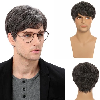 YOUR BEAUTY HAIR Short Men Wig 5%Straight Synthetic Wig for Male Hair Fleeciness Realistic Natural Brown Toupee Wigs
YOUR BEAUTY HAIR Short Men Wig 5%Straight Synthetic Wig for Male Hair Fleeciness Realistic Natural Brown Toupee Wigs