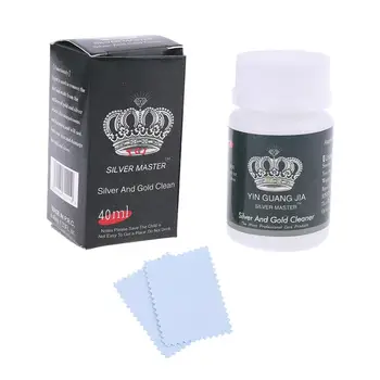Hot 40ML Jewelry Cleaning Polishing Cloth Liquid Anti-Tarnish Silver Plated Gold Cleaner
Hot 40ML Jewelry Cleaning Polishing Cloth Liquid Anti-Tarnish Silver Plated Gold Cleaner