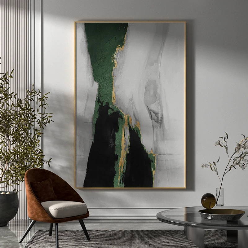 Original Handmade Abstract Painting Minimalist Modern Canvas Art Decorative Painting Green And Gold Abstract Painting Home Decor
Original Handmade Abstract Painting Minimalist Modern Canvas Art Decorative Painting Green And Gold Abstract Painting Home Decor