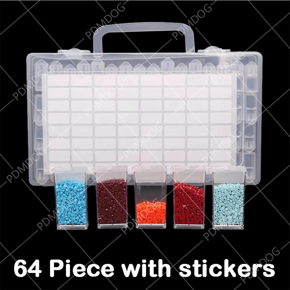 PDMDOG Diamond Painting Tools Stone Storage Accessory 64 Grids Storage Boxes Display Box Resin Rhinestone Beads Container
PDMDOG Diamond Painting Tools Stone Storage Accessory 64 Grids Storage Boxes Display Box Resin Rhinestone Beads Container