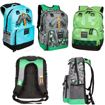 Children Backpack Minecraftes School Backpacks Boy Student Bookbag Unisex Men Rucksack Cartoon Knapsack Schoolbag Birthday Gift 
Children Backpack Minecraftes School Backpacks Boy Student Bookbag Unisex Men Rucksack Cartoon Knapsack Schoolbag Birthday Gift