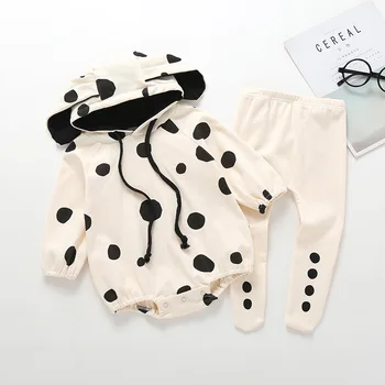 Baby autumn baby onepiece round dot hooded Romper boy long sleeve triangle creeper
Baby autumn baby onepiece round dot hooded Romper boy long sleeve triangle creeper