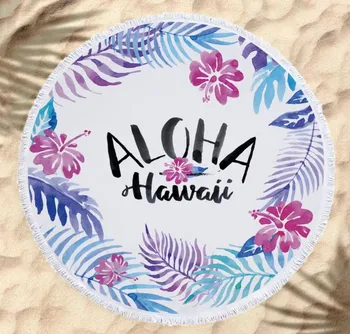 Hawaiian Leaf Round Print large Beach Towel Microfiber Digital Print Beach Bath Towel With Tassel towel for Adults Kids T605
Hawaiian Leaf Round Print large Beach Towel Microfiber Digital Print Beach Bath Towel With Tassel towel for Adults Kids T605