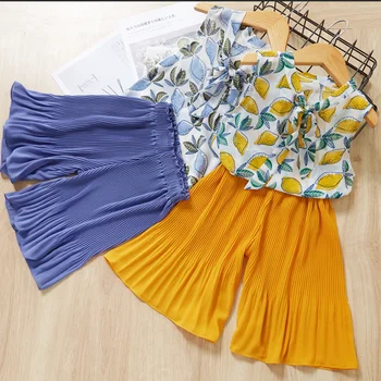 Girls Clothes Summer Children's Clothing Set Fruit Print Top and Draped Pants 2 Pcs for Girl Kids Clothes 2 7 Years
Girls Clothes Summer Children's Clothing Set Fruit Print Top and Draped Pants 2 Pcs for Girl Kids Clothes 2 7 Years