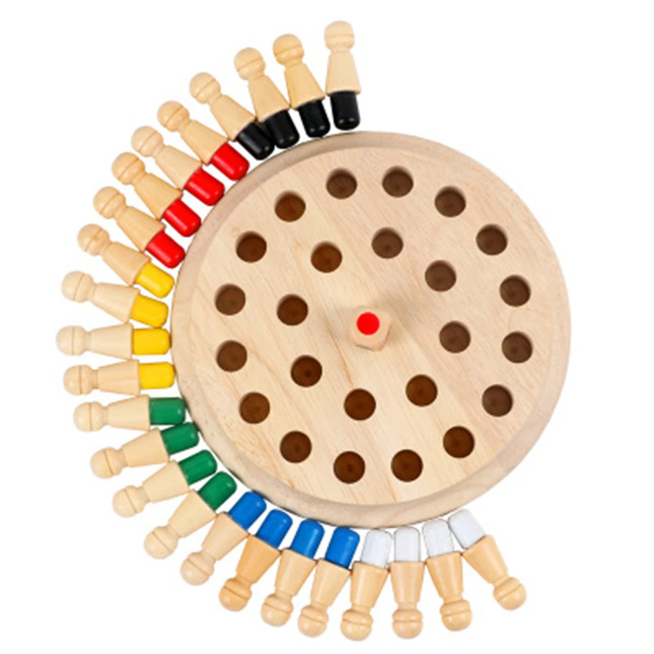 Wooden Memory Match Stick Chess Checkerboard Game Kids Memory Concentration Training Baby Educational Color Cognition Ability
Wooden Memory Match Stick Chess Checkerboard Game Kids Memory Concentration Training Baby Educational Color Cognition Ability
