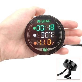 For Kawasaki KX450F KX100 kx 85 125 250 250f 450f Motorcycle Voltmeter Time Temperature LED 3-in-1 LED Digital Voltage Meter 
For Kawasaki KX450F KX100 kx 85 125 250 250f 450f Motorcycle Voltmeter Time Temperature LED 3-in-1 LED Digital Voltage Meter