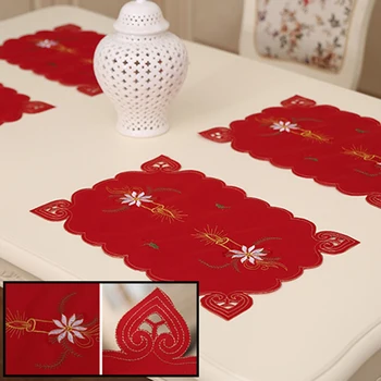 new Christmas embroidered placemat christmas table mat dinner santa claus bell placemat party decoration Xmas ornament supplies
new Christmas embroidered placemat christmas table mat dinner santa claus bell placemat party decoration Xmas ornament supplies
