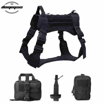 Military Tactical Dog Vest Service Dog Modular Harness Hunting Molle Dogs Vest With Pouches Water Bottle Carrier Bag
Military Tactical Dog Vest Service Dog Modular Harness Hunting Molle Dogs Vest With Pouches Water Bottle Carrier Bag