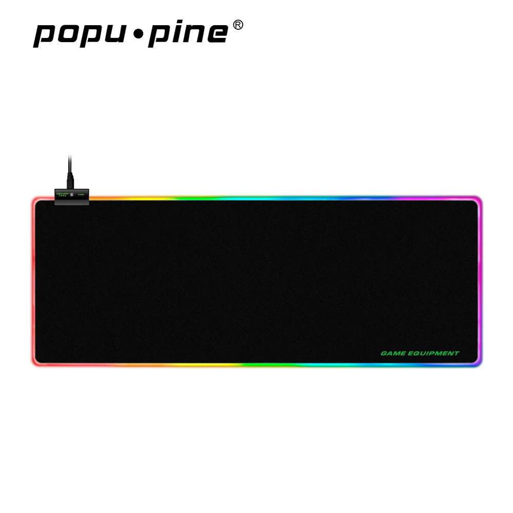 Popu Pine Gaming Mouse Pad Large RGB Mouse Pad 12 kinds of light display modes Computer Mousepad M-XL sizes Non-slip Mousepad
Popu Pine Gaming Mouse Pad Large RGB Mouse Pad 12 kinds of light display modes Computer Mousepad M-XL sizes Non-slip Mousepad