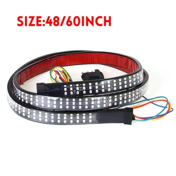432LDE Flexible LED Strip DRL Running Light 1.2/1.5m Car Truck Tailgate Turn Signal LED Light Bar Waterproof Reverse Brake Light
432LDE Flexible LED Strip DRL Running Light 1.2/1.5m Car Truck Tailgate Turn Signal LED Light Bar Waterproof Reverse Brake Light