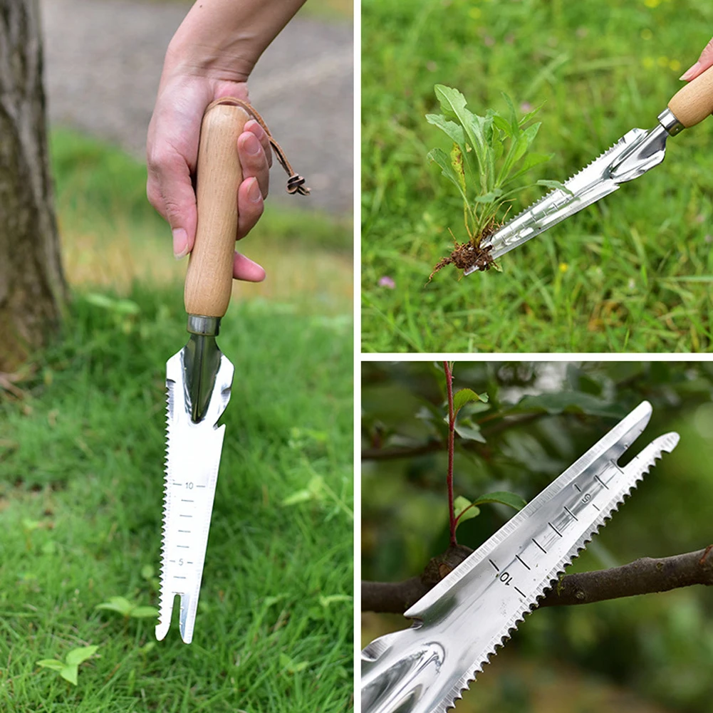 Multifunctional Garden Weeding Shovel Stainless Steel Hand Cutter Wooden Handle Digging Transplanting Weeding Tools
Multifunctional Garden Weeding Shovel Stainless Steel Hand Cutter Wooden Handle Digging Transplanting Weeding Tools