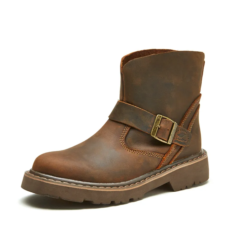 Brand New Spring Men's Tooling Boots Retro Leather Western Ankle Boots High Quality Slip on Boots Outdoor Martin Shoes boots
Brand New Spring Men's Tooling Boots Retro Leather Western Ankle Boots High Quality Slip on Boots Outdoor Martin Shoes boots