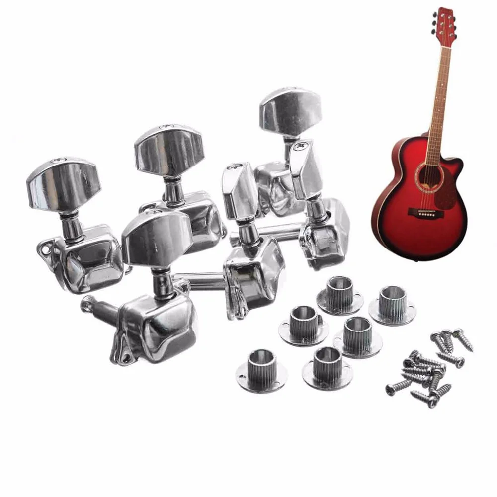 Machine Head Acoustic Guitar - Zebra 6pcs 6l Metal Acoustic Guitar String Semiclosed Tuning Pegs Tuners Guitar Tuning Peg Machine Heads Tuners Head Tuner Tuning Pegs Tunersacoustic Guitar Strings Aliexpress