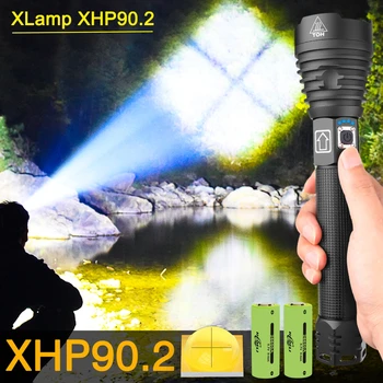 32000 lumens XHP90.2 flashlight torch Rechargeable High power led flashlights powerful tactical flashlight Telescopic lantern
32000 lumens XHP90.2 flashlight torch Rechargeable High power led flashlights powerful tactical flashlight Telescopic lantern