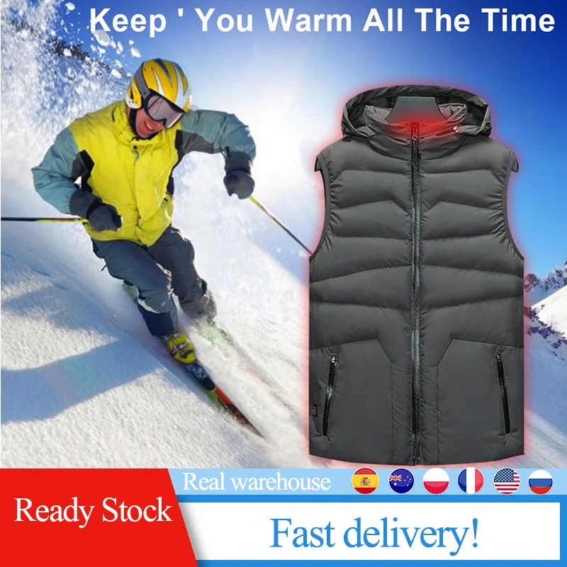 Jacket heated Washable Winter Outdoor Men Electric Heated Vest USB Heating Vest Winter Thermal Cloth Feather Camping Hiking Warm
Jacket heated Washable Winter Outdoor Men Electric Heated Vest USB Heating Vest Winter Thermal Cloth Feather Camping Hiking Warm