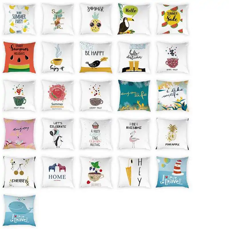 Simple and Fresh Style Cartoon Animals Pattern Cushion Cover Whale White Color Peach Skin Print Home Decor Throw Pillow 45*45cm
Simple and Fresh Style Cartoon Animals Pattern Cushion Cover Whale White Color Peach Skin Print Home Decor Throw Pillow 45*45cm