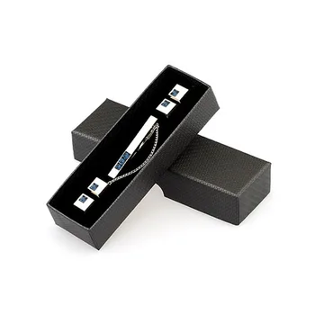 New Simple Black Rectangle Three Pairs Cufflinks Box Gift Box Jewelry Boxex (without Cufflinks)
New Simple Black Rectangle Three Pairs Cufflinks Box Gift Box Jewelry Boxex (without Cufflinks)