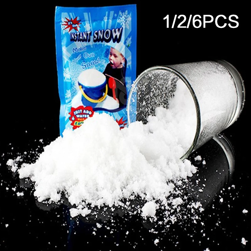 1Pack Frozen Snowflakes Artificial Snow Instant Snow Powder Fluffy Snowflake Christmas Party Decoration 2020 New Year Party E
1Pack Frozen Snowflakes Artificial Snow Instant Snow Powder Fluffy Snowflake Christmas Party Decoration 2020 New Year Party E