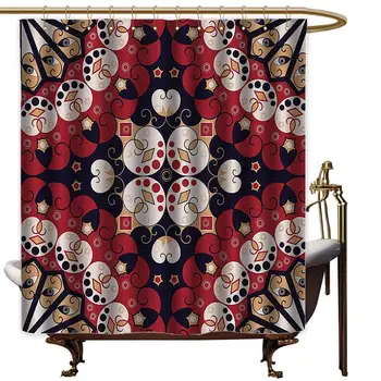 Classic Decor Collection Dots Circles Diamond Shapes Curves Baroque Turkish Design Navy Blue Ivory Red
Classic Decor Collection Dots Circles Diamond Shapes Curves Baroque Turkish Design Navy Blue Ivory Red