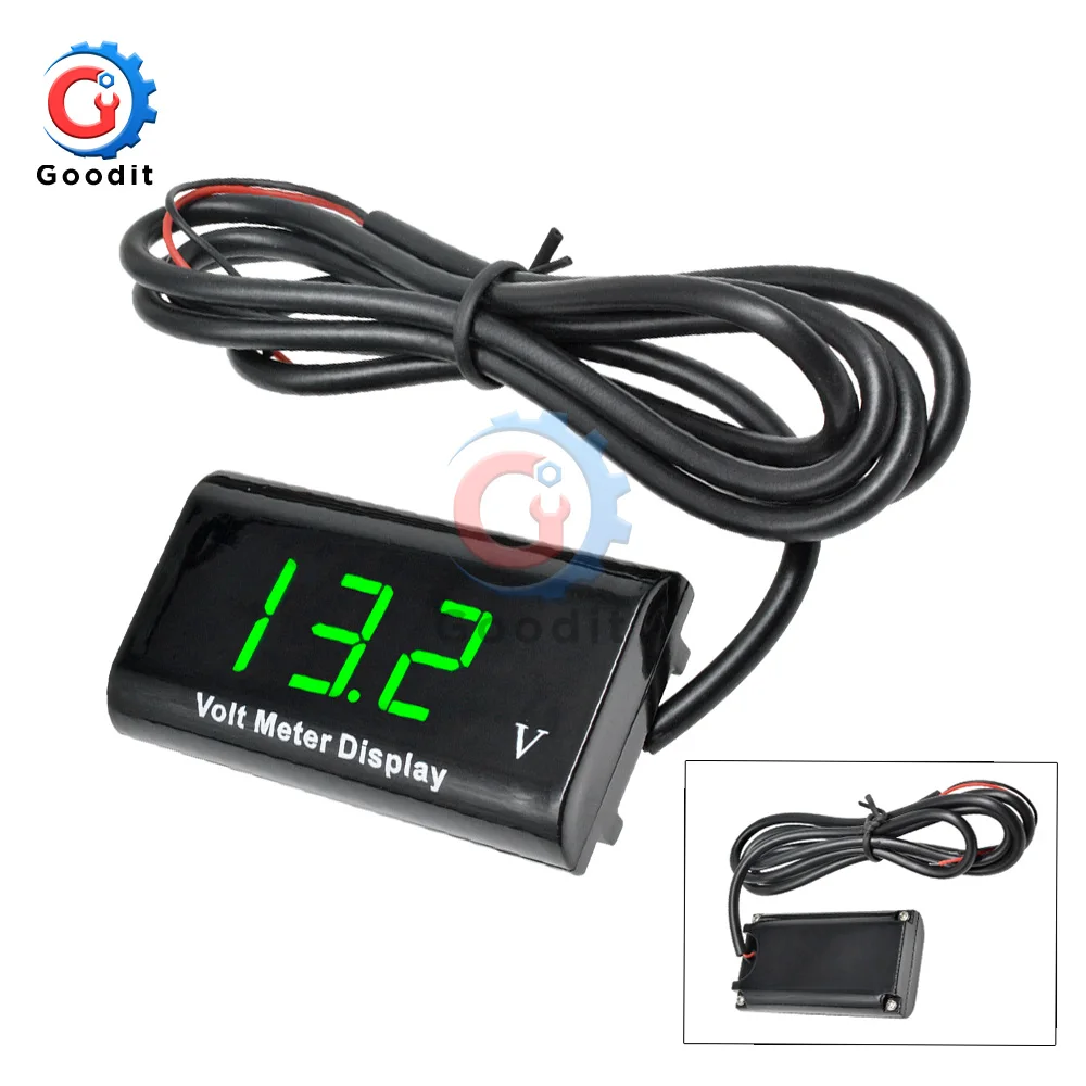 0.56 Inch Mini Digital LED Voltmeter IPX6 Waterproof DC 3-18V for Auto car Electric motorcycle Voltage meter Volt tester 5V 12V
0.56 Inch Mini Digital LED Voltmeter IPX6 Waterproof DC 3-18V for Auto car Electric motorcycle Voltage meter Volt tester 5V 12V