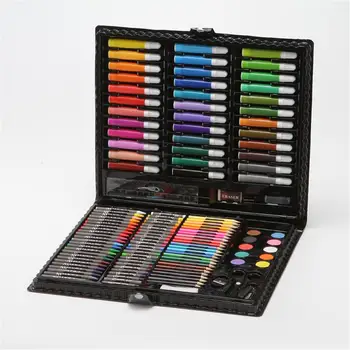 150pcs Painting Pencil Set Water Colored Marker Pen Crayon Oil Pastel Sketching Paint Brush Children Kids Drawing Tool Supplies 
150pcs Painting Pencil Set Water Colored Marker Pen Crayon Oil Pastel Sketching Paint Brush Children Kids Drawing Tool Supplies