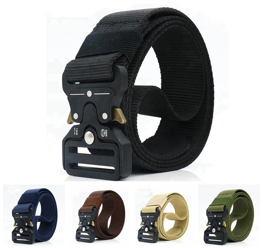 38mm Wide Belts For Men Tactical Belt Nylon Military Army Belt Outdoor Metal Buckle Police Heavy Duty Training Hunting Mens Belt
38mm Wide Belts For Men Tactical Belt Nylon Military Army Belt Outdoor Metal Buckle Police Heavy Duty Training Hunting Mens Belt