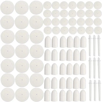88 Pcs Universal Felt Polishing Pad Polishing Cleaning Wheel And Snack Shaft Polishing For Engraving Cleaning Wheel Metal Wood P
88 Pcs Universal Felt Polishing Pad Polishing Cleaning Wheel And Snack Shaft Polishing For Engraving Cleaning Wheel Metal Wood P