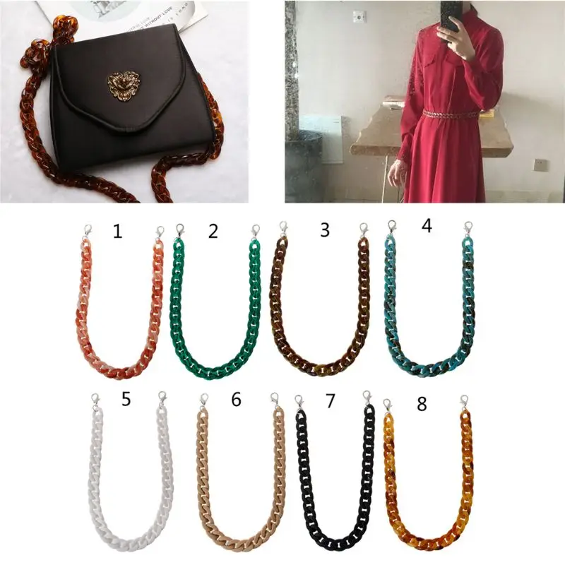 1 PC 60cm Detachable Replacement Shoulder Strap Bag Fish Bone Acrylic Resin Handbag Chain Strap Bands Bag Accessories
1 PC 60cm Detachable Replacement Shoulder Strap Bag Fish Bone Acrylic Resin Handbag Chain Strap Bands Bag Accessories